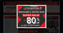 Desktop Screenshot of crazyshop.it